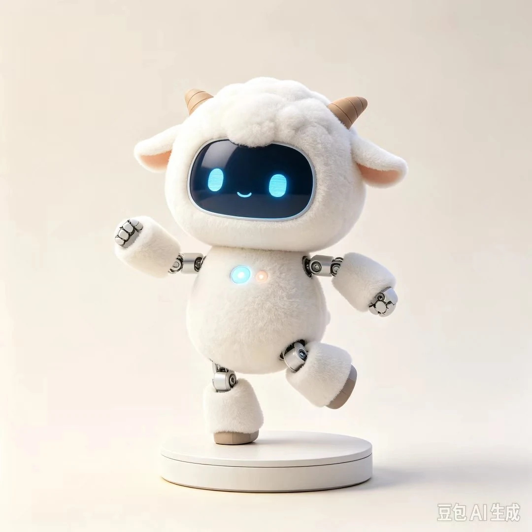 侄女用豆包生成的 AI 小羊