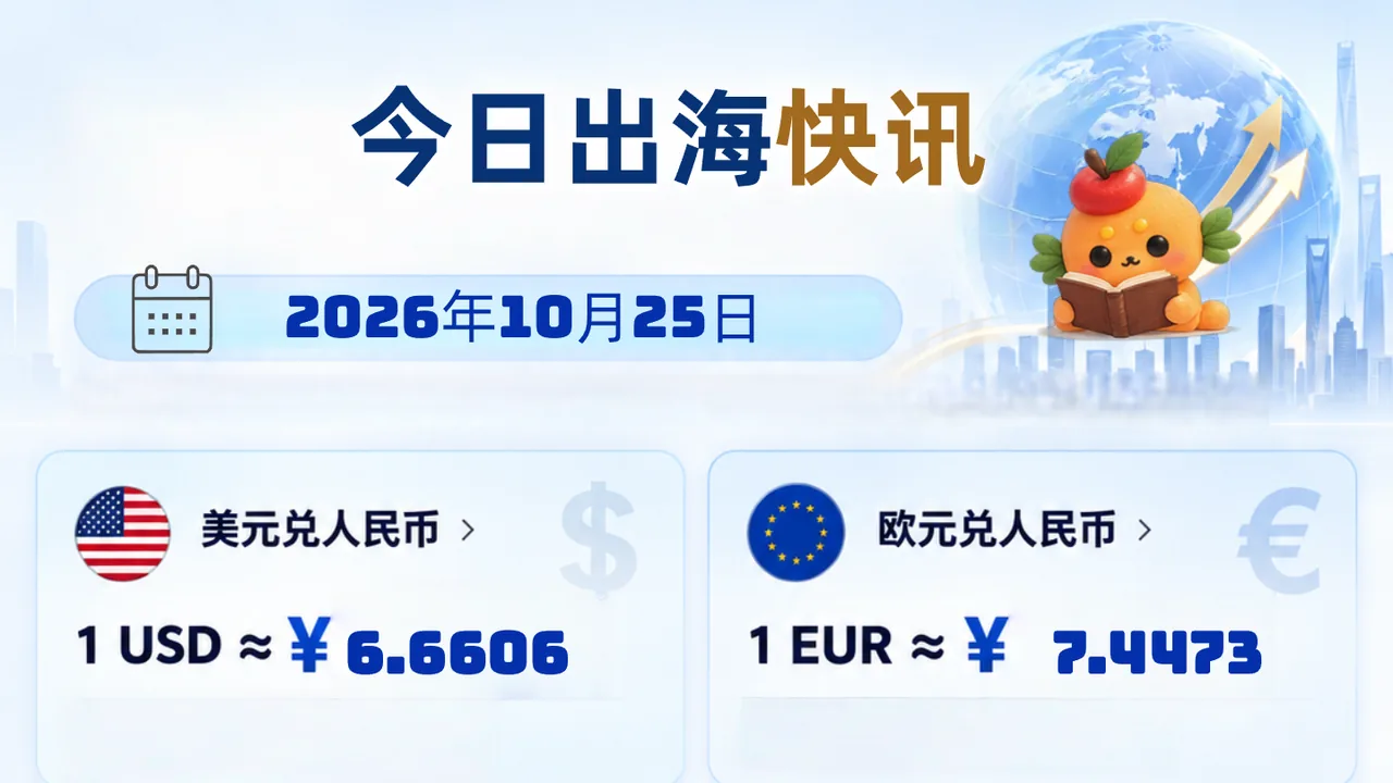 跨境电商每日信息差 10月25日 封面