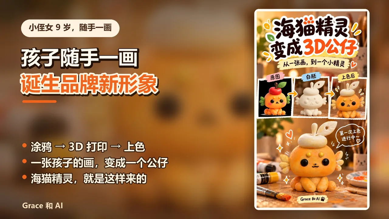 孩子随手一画，诞生品牌新形象 封面