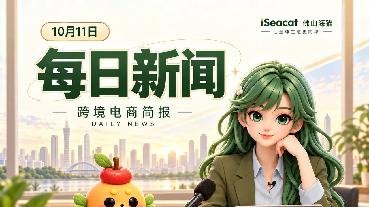 10月11日，跨境电商资讯 封面